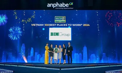 BIM Group được vinh danh Top 100 Nơi Làm Việc Tốt Nhất Việt Nam 2024