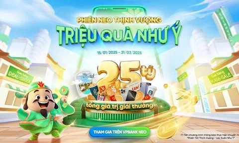 VPBank tặng hàng triệu quà tặng hấp dẫncho khách hàng tham gia Phiên Tết Thịnh Vượng, Lộc Xuân Như Ý