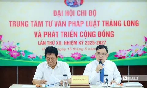 Chi bộ Trung tâm TVPL Thăng Long và Phát triển cộng đồng tổ chức Đại hội nhiệm kỳ 2025-2027