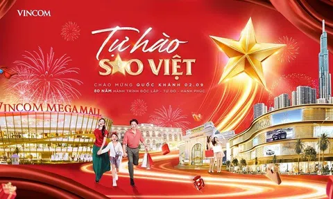 Vincom khởi động chiến dịch “Tự hào Sao Việt” – Thắp sáng biểu tượng bán lẻ Việt chào mừng 80 năm Quốc khánh