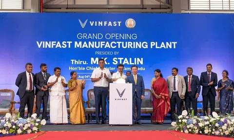 Báo Ấn Độ ca ngợi VinFast thần tốc hoàn thiện nhà máy tại Tamil Nadu
