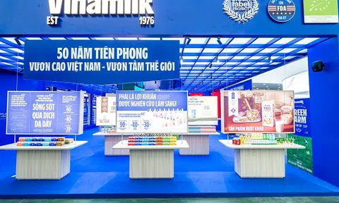 Không gian trưng bày và trải nghiệm của Vinamilk hút khách tại Triển lãm thành tựu đất nước 80 năm