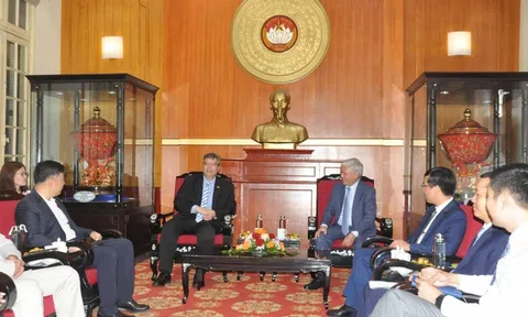 Chủ tịch Ủy ban Trung ương MTTQ Việt Nam tiếp Hiệp hội Doanh nhân Đầu tư Việt Nam - Hàn Quốc