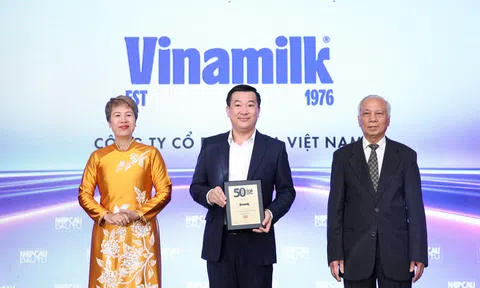Vinamilk lần thứ 14 liên tiếp được vinh danh Top 50 Công ty kinh doanh hiệu quả nhất Việt Nam