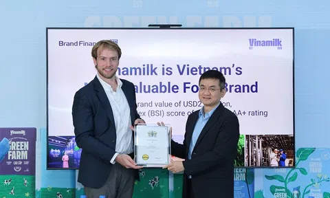 Vinamilk gia nhập nhóm 5% thương hiệu mạnh nhất toàn cầu
