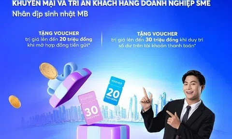 Tri ân khách hàng doanh nghiệp SME nhân dịp sinh nhật MB