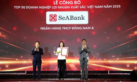 SeABank lần thứ 6 được vinh danh trong Top 50 doanh nghiệp có lợi nhuận xuất sắc nhất Việt Nam năm 2025
