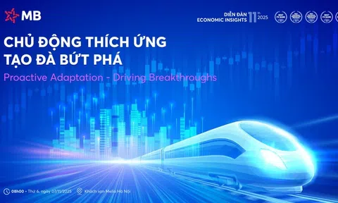 Diễn đàn Kinh tế MB Economic Insights 2025: "Chủ động thích ứng – tạo đà bứt phá"