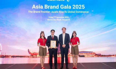 Vietjet vào top thương hiệu hàng không giá trị nhất ASEAN 2025, dẫn đầu ngành tại Việt Nam