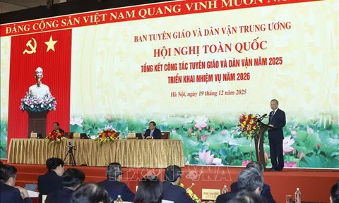 Toàn văn phát biểu của Tổng Bí thư Tô Lâm tại Hội nghị toàn quốc tổng kết công tác Tuyên giáo và Dân vận của Đảng năm 2025