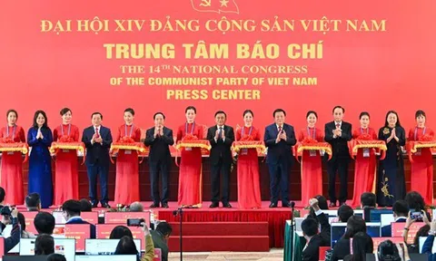 Khai trương Trung tâm Báo chí phục vụ Đại hội XIV của Đảng