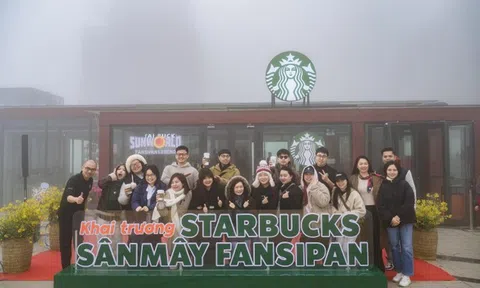 Fansipan chính thức có cửa hàng Starbucks cao nhất châu Á
