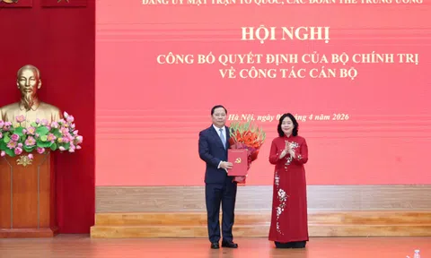 Đồng chí Nguyễn Phi Long giữ chức Phó Bí thư Thường trực Đảng ủy MTTQ, các đoàn thể Trung ương