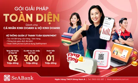 SeABank tung “combo” giải pháp toàn diện giúp hộ kinh doanh số hóa dòng tiền
