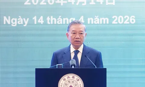 Tổng Bí thư, Chủ tịch nước Tô Lâm phát biểu chính sách tại Đại học Thanh Hoa (Trung Quốc)