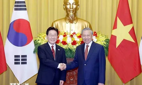 Tổng Bí thư, Chủ tịch nước Tô Lâm hội đàm với Tổng thống Hàn Quốc Lee Jae Myung