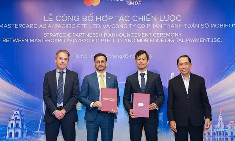 Công ty Cổ phần Thanh toán số MobiFone (MDP) và Mastercard công bố hợp tác chiến lược nhằm thúc đẩy nền kinh tế số tại Việt Nam