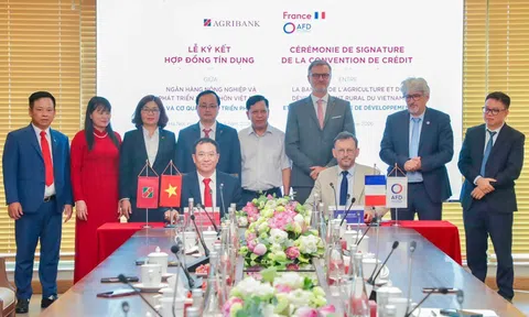 Agribank ký kết Hợp đồng tín dụng Hạn mức tài chính khí hậu với Cơ quan Phát triển Pháp