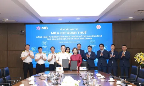MB và cơ quan thuế ký kết hợp tác: Lấy người nộp thuế làm trung tâm – Lấy chuyển đổi số làm nền tảng