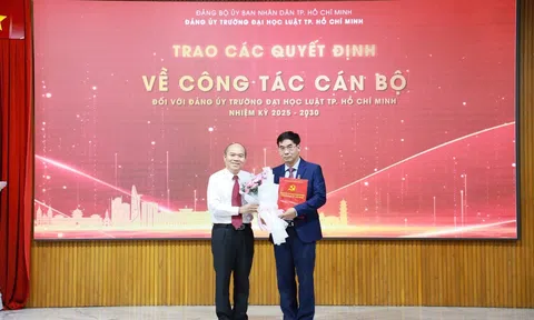 TS. Lê Trường Sơn chính thức giữ chức Bí thư Đảng ủy Trường Đại học Luật TP.HCM