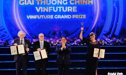 Ba nhà khoa học với công nghệ vắc xin mRNA nhận giải thưởng VinFuture 3 triệu đô