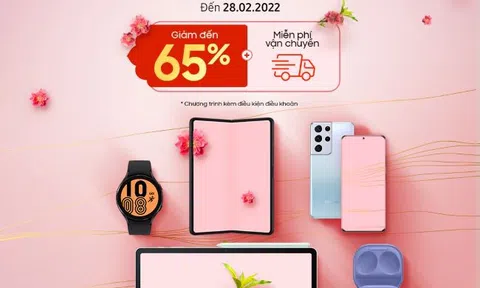 NGẬP TRÀN ƯU ĐÃI KHI MUA CÁC SẢN PHẨM SAMSUNG BẰNG THẺ QUỐC TẾ VIETCOMBANK