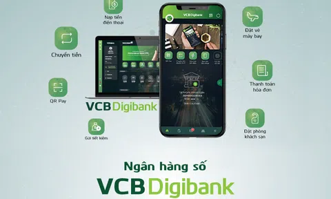 VIETCOMBANK TRIỂN KHAI THÊM NHIỀU TÍNH NĂNG MỚI TRÊN VCB DIGIBANK