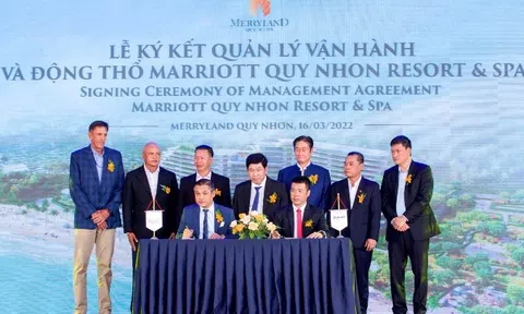 Ký kết hợp tác và động thổ khách sạn 5 sao Marriott Resort & Spa tại Merry Land Quy Nhơn: Tập đoàn Hưng Thịnh đánh thức “Kỳ quan miền Nhiệt đới” !