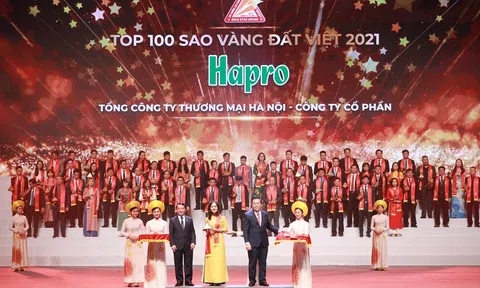 Vững vàng vượt đại dịch, HAPRO được vinh danh giải thưởng Sao vàng Đất Việt năm 2021