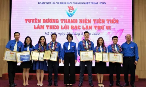 Tuổi trẻ Vietcombank được tuyên dương Thanh niên tiên tiến làm theo lời Bác Lần thứ IV – năm 2022 của Khối Doanh nghiệp Trung ương