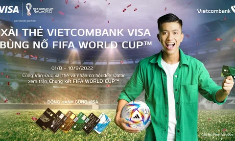 Xài thẻ Vietcombank Visa – bùng nổ FIFA World Cup 2022™