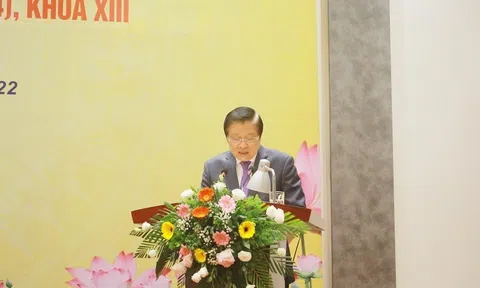 Phát biểu chỉ đạo của đồng chí Phan Đình Trạc tại Hội nghị triển khai thực hiện Chỉ thị số 14 và sơ kết giữa nhiệm kỳ khóa XIII Hội Luật gia Việt Nam