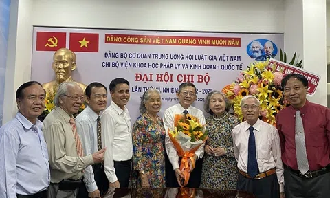 Đại hội Chi bộ Viện khoa học pháp lý và kinh doanh quốc tế lần thứ VII, nhiệm kỳ 2022 – 2025