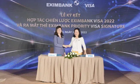 Eximbank và tổ chức thẻ Visa Quốc tế ký kết hợp tác chiến lược và ra mắt dòng thẻ cao cấp Eximbank Priority Visa Signature