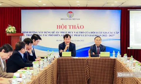 Định hướng xây dựng Đề án “Phát huy vai trò của Hội Luật gia các cấp trong công tác phổ biến, giáo dục pháp luật giai đoạn 2022 – 2027”