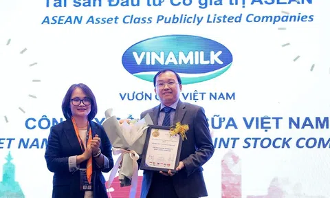 Vinamilk là doanh nghiệp Việt Nam duy nhất được vinh danh là tài sản đầu tư có giá trị của ASEAN