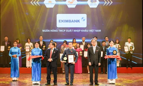 Eximbank nhận giải thưởng nhãn hiệu nổi tiếng Việt Nam