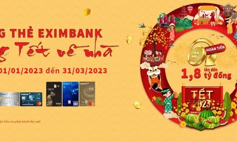 Eximbank triển khai chương trình “Cùng thẻ Eximbank, mang tết về nhà”