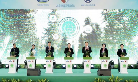 Dự án trồng cây hướng đến NET ZERO CARBON của VINAMILK và Bộ Tài nguyên và Môi trường chính thức khởi động tại Hà Nội
