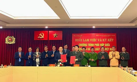 Hội Luật gia Việt Nam và Bộ Công an ký kết Chương trình phối hợp