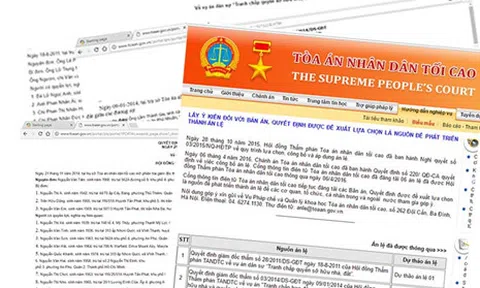 Công khai án trên mạng: Dân dễ tiếp cận, giám sát