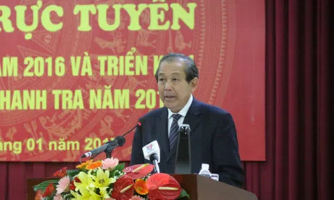 Phó Thủ tướng Trương Hòa Bình: 'Không vì áp lực nào bẻ cong pháp luật'