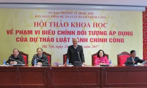Gộp Luật ban hành quyết định hành chính vào Dự luật Hành chính công?