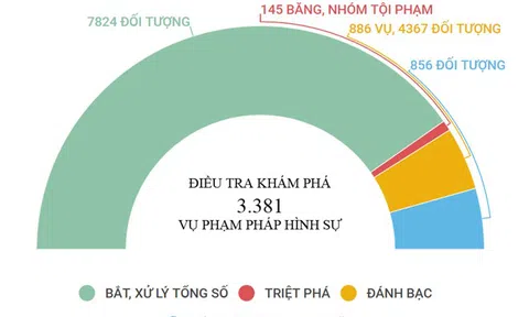 Phá hơn 3.300 vụ phạm pháp hình sự trong tháng Tết