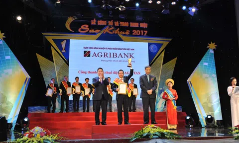 Agribank được vinh danh phần mềm xuất sắc tại Sao Khuê 2017