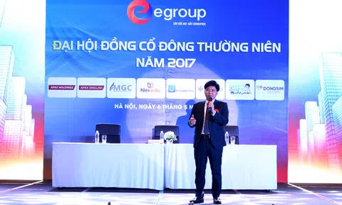 Công ty cổ phần Tập đoàn giáo dục Egroup tổ chức thành công Đại hội cổ đông thường niên 2017