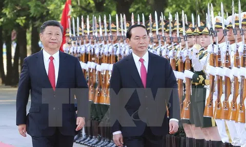 Chủ tịch nước Việt Nam - Trung Quốc: Trao đổi thẳng thắn, kiểm soát bất đồng trên biển