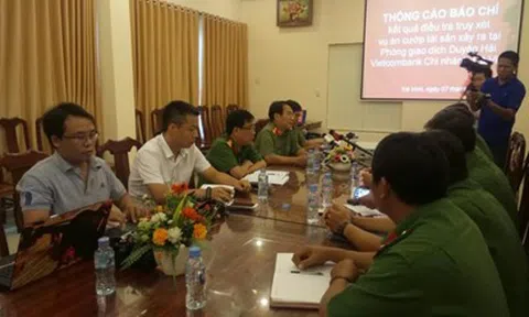 10 ngày phá án vụ cướp ngân hàng ở Trà Vinh