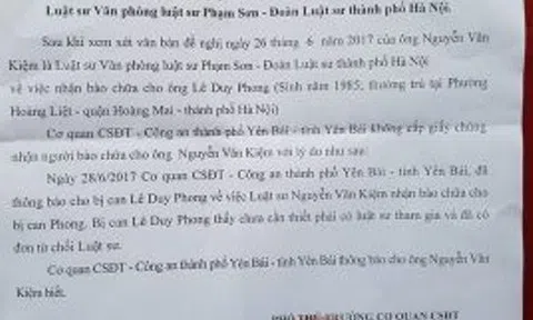 Ông Lê Duy Phong từ chối luật sư bào chữa
