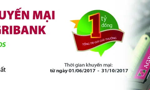 "Siêu ưu đãi, siêu khuyến mại cùng thẻ nội địa Agribank"